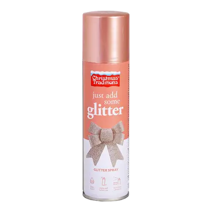 Spray glitter oro rosa 100 ml
