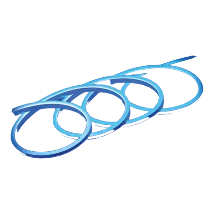 Striscia LED Effetto Neon Blu - 5m