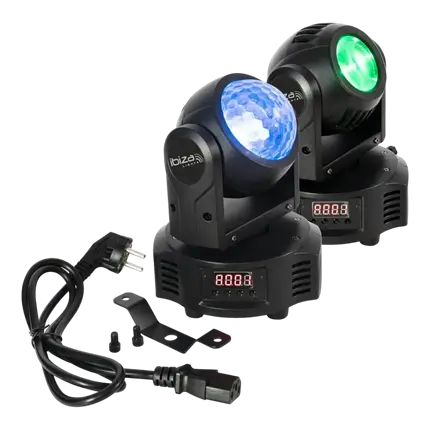 ASTRO BEAM Doppia Lyre DMX RGBW