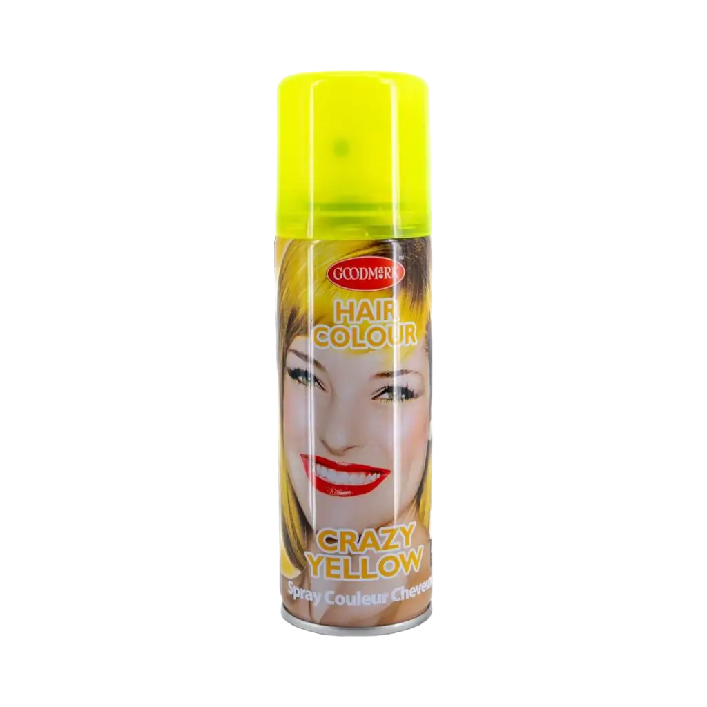 Lacca per capelli, giallo fluotico, 125 ml