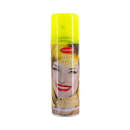 Lacca per capelli, giallo fluotico, 125 ml