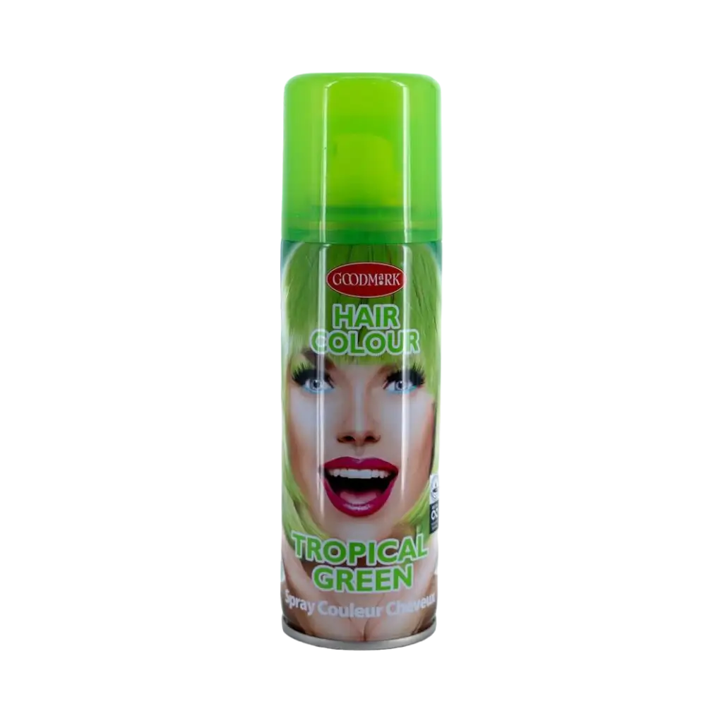 Lacca per capelli, verde fluotico, 125 ml