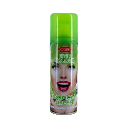 Lacca per capelli, verde fluotico, 125 ml
