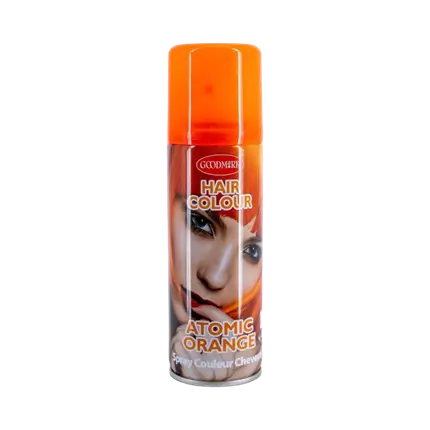 Lacca per capelli, arancio fluotastico, 125 ml