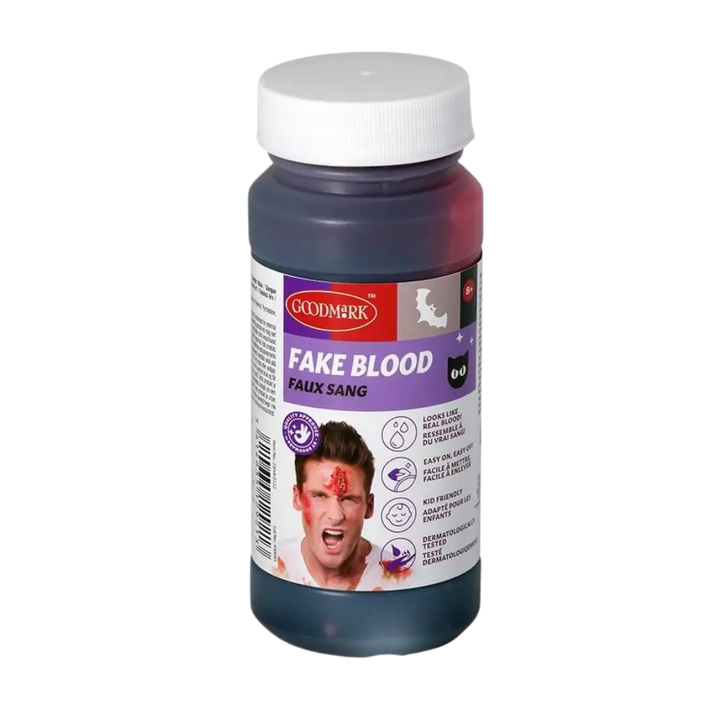 FLACONE DI SANGUE FINTO ROSSO 100ML