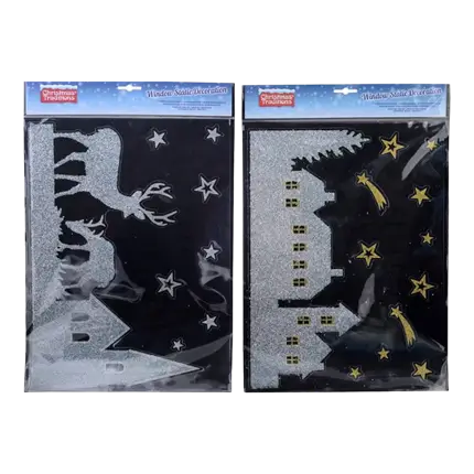 ADESIVO GLITTER 29,5X40CM - 2 ASS