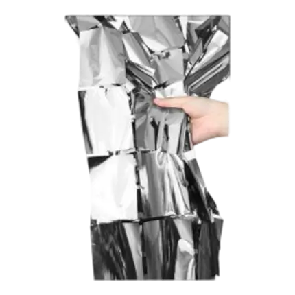 Tenda scintillante Quadrato d'Argento