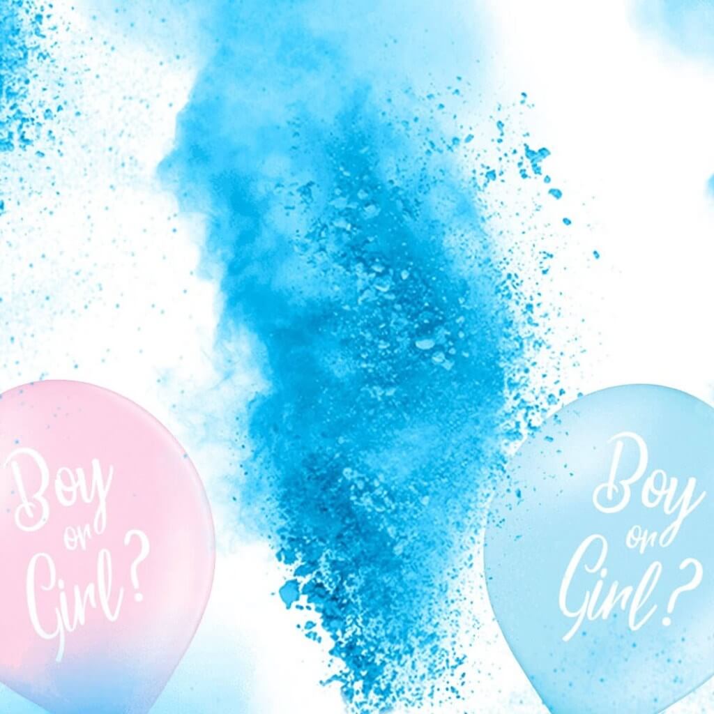 Mini Estintore Gender Reveal - Blu