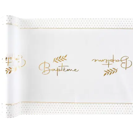 Runner da tavola per il battesimo