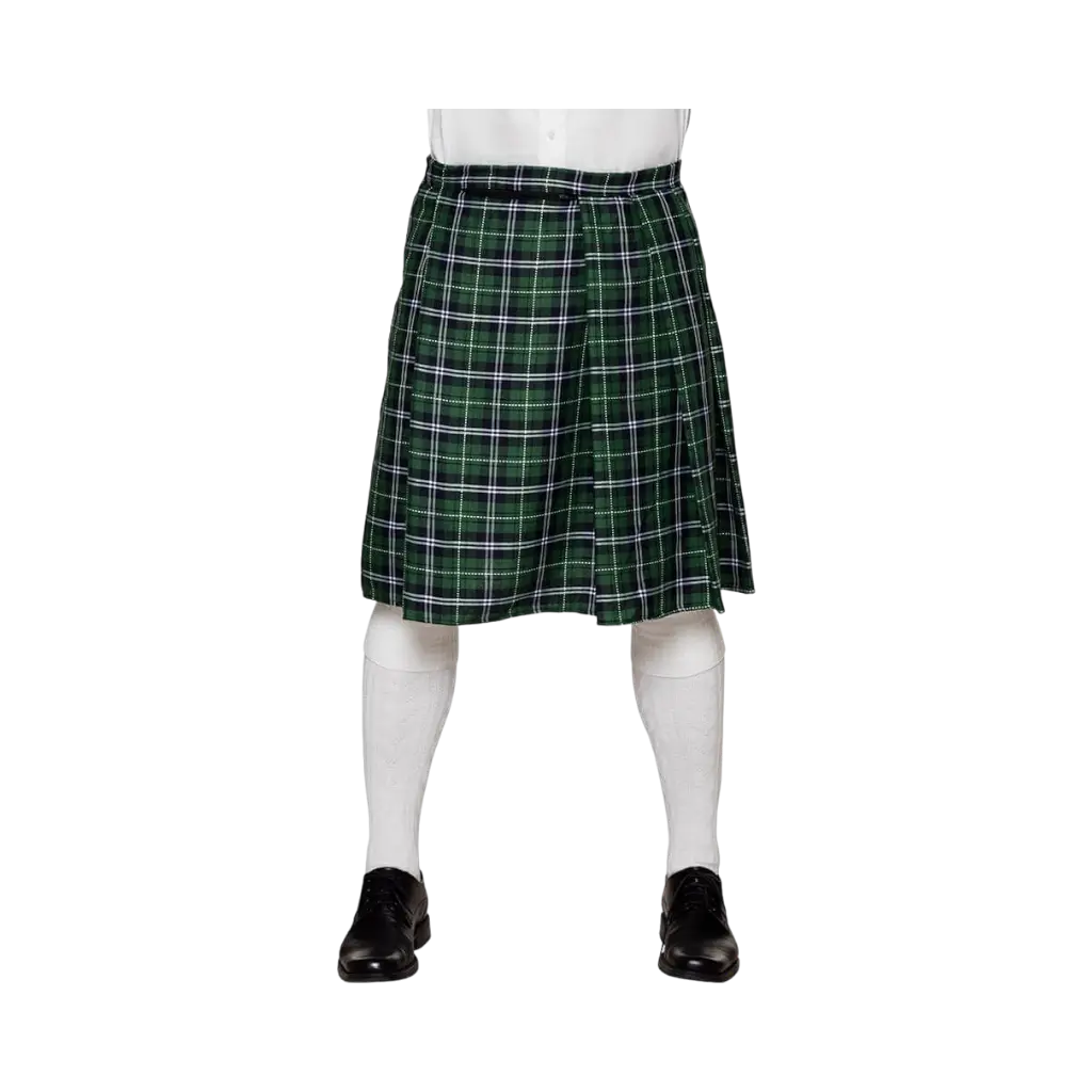 Gonna kilt in tartan verde Mr Tartan