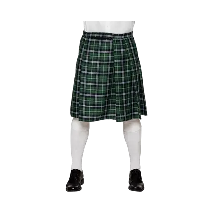 Gonna kilt in tartan verde Mr Tartan