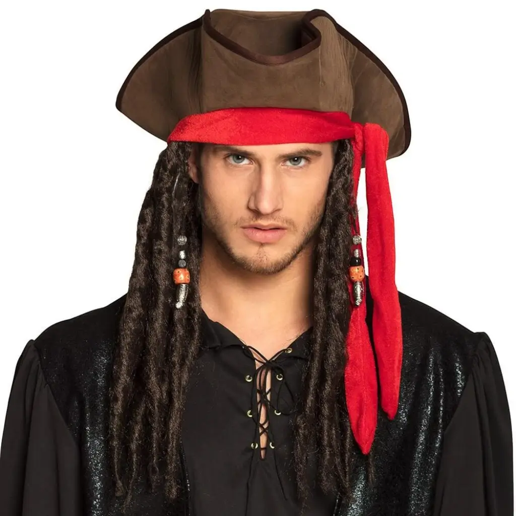 Cappello da pirata con rasta
