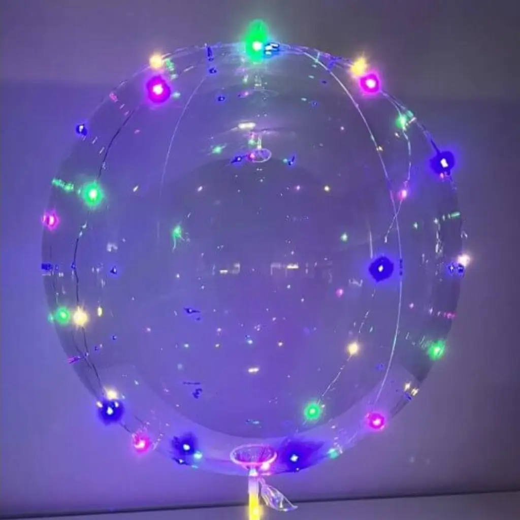 Palla a bolle LED 40 cm (stelo + piede)