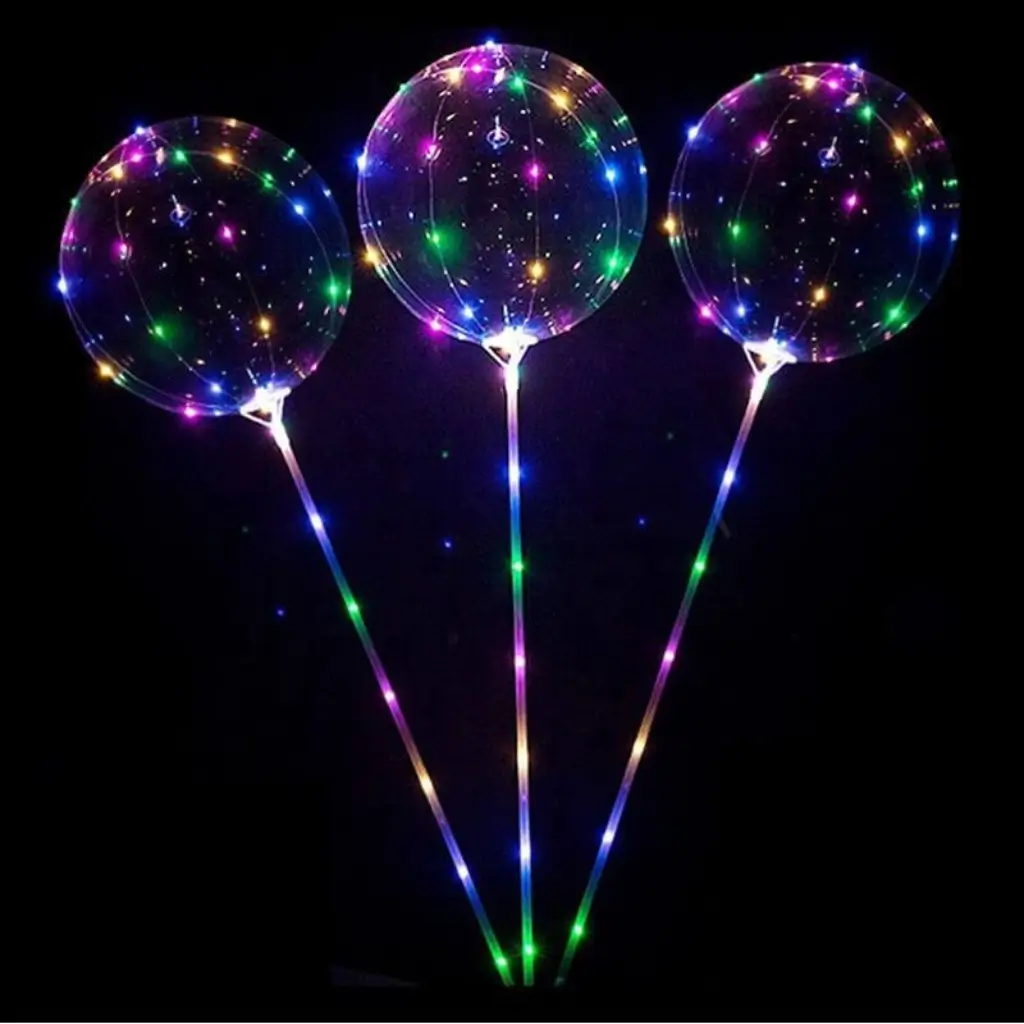 Palla a bolle LED 40 cm (stelo + piede)
