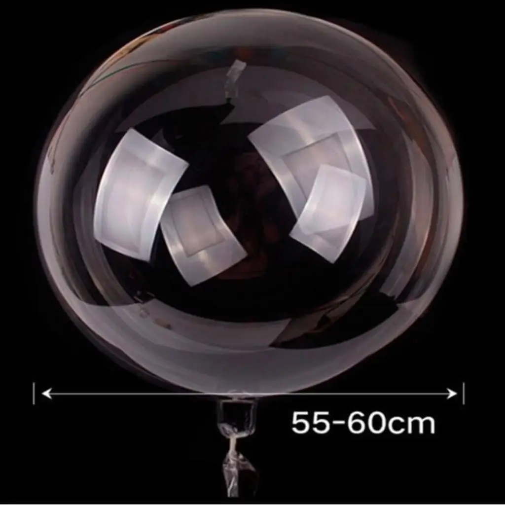 Palla a bolle trasparente ø60cm - Set di 3