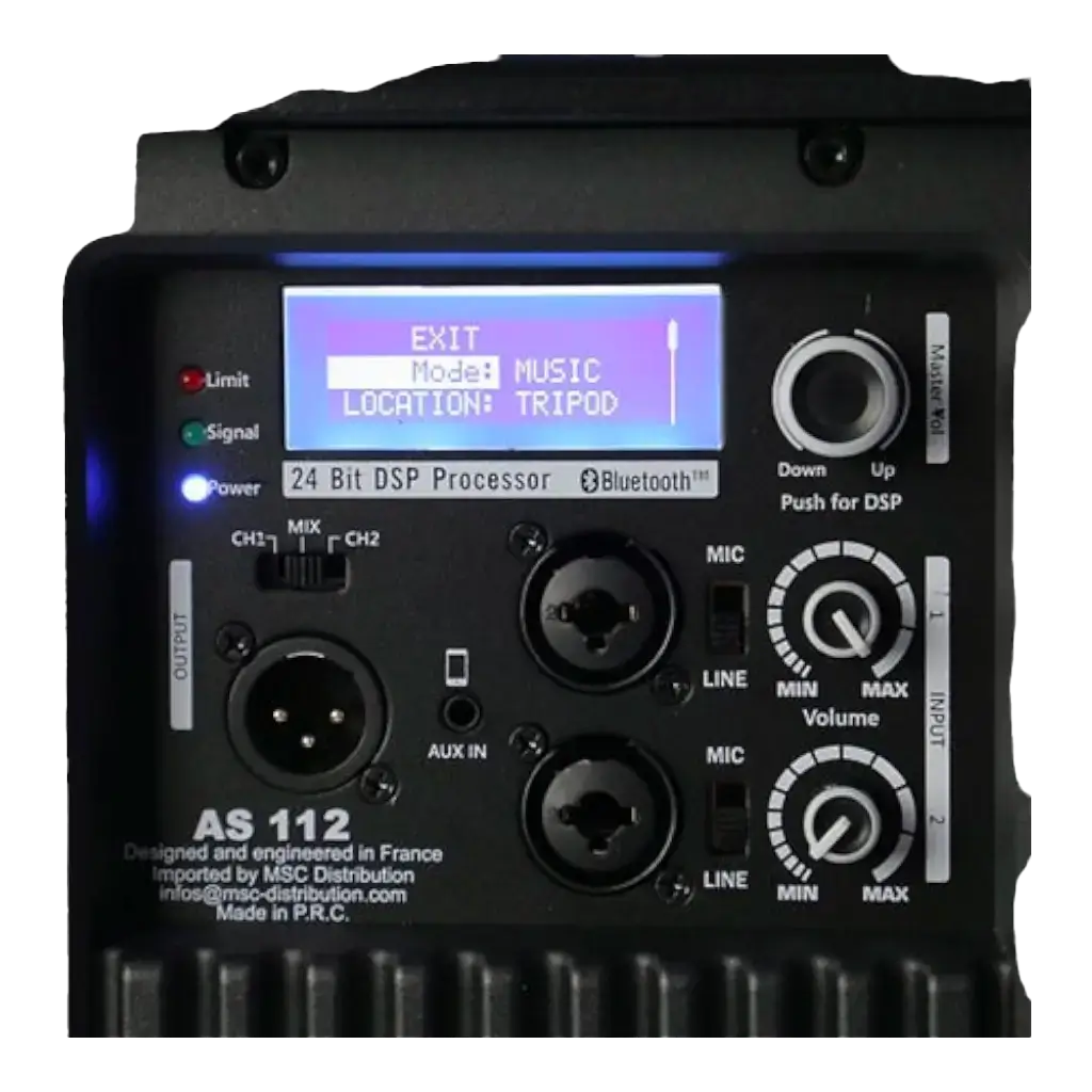 Mac Mah AS112 12" 1000W Diffusori bi-amplificati