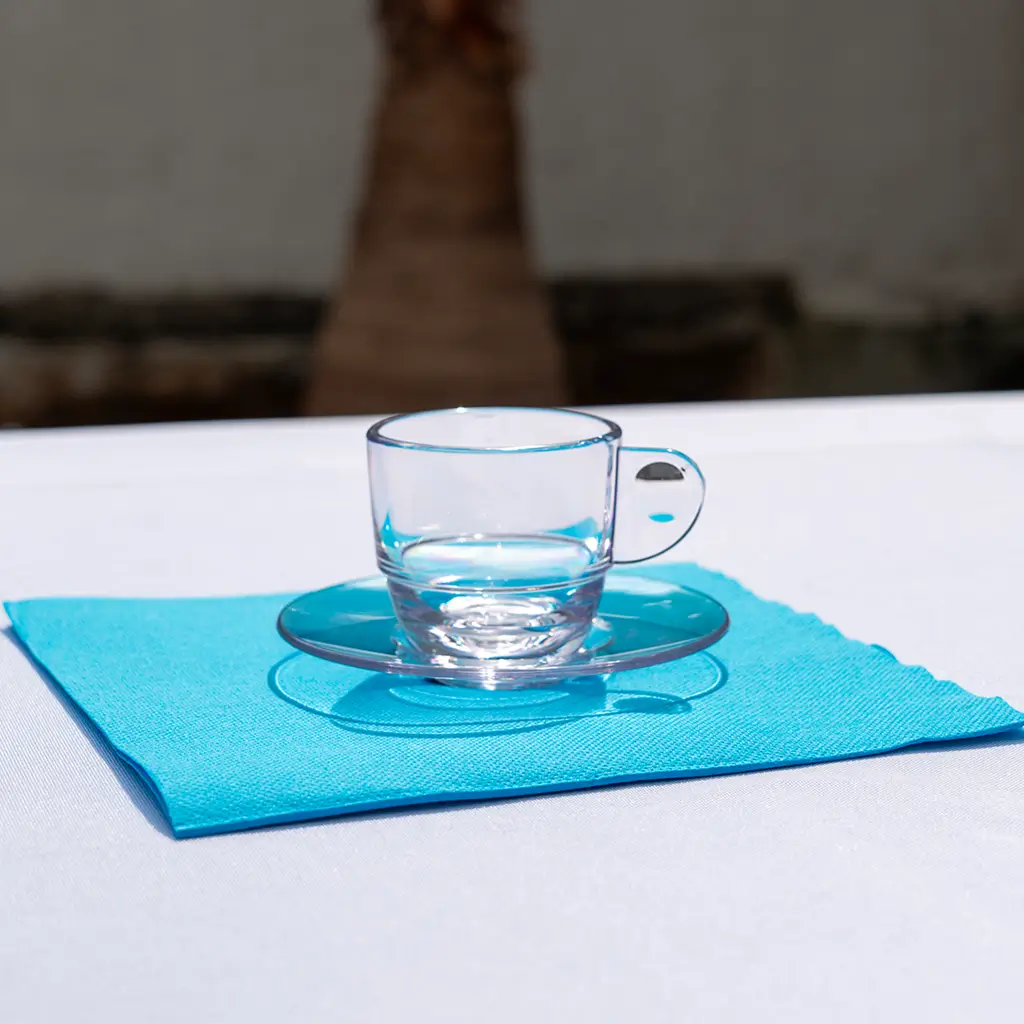 Tazza da caffè trasparente 8cl - Set di 6