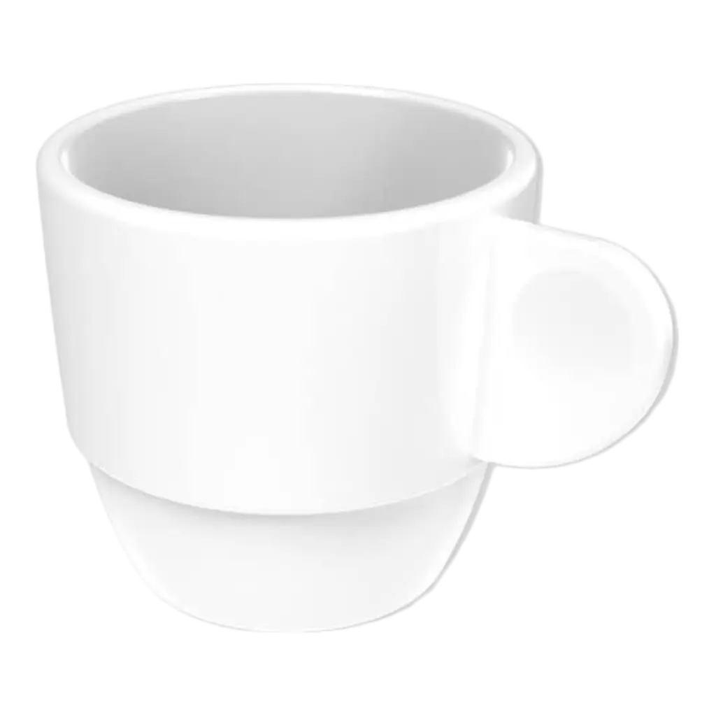 Tazza da caffè bianca 8cl - Set di 6
