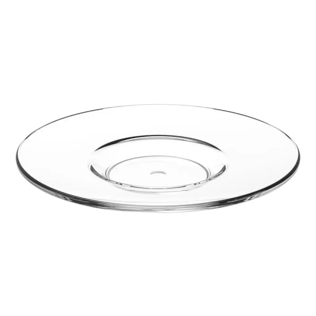 Sottobicchiere trasparente ø 10,5cm - Set di 6 pezzi