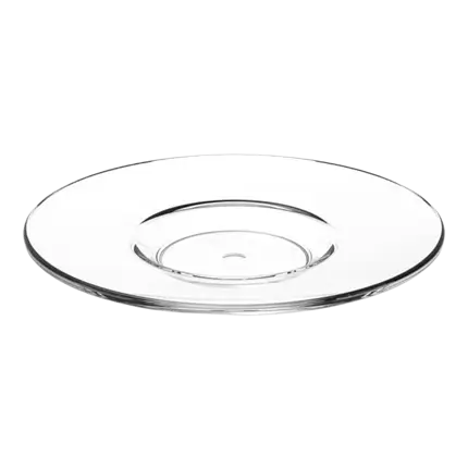 Sottobicchiere trasparente ø 10,5cm - Set di 6 pezzi