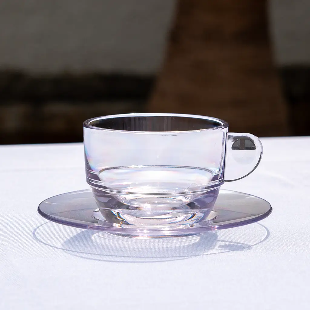 Tazza doppia trasparente per espresso da 16,6cl - Set di 6 tazze