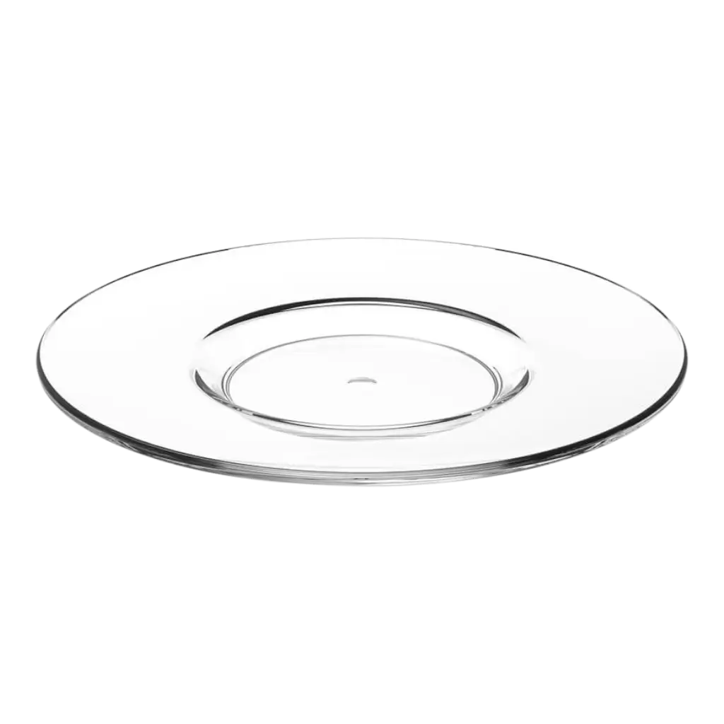 Sottobicchiere trasparente doppio per espresso ø 13cm - Set di 6