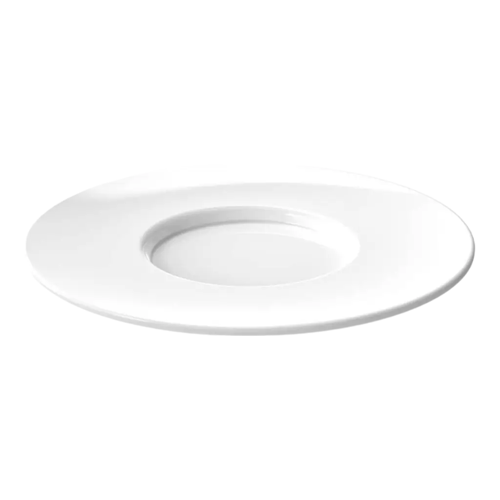 Sottobicchiere doppio bianco ø 13cm - Set di 6