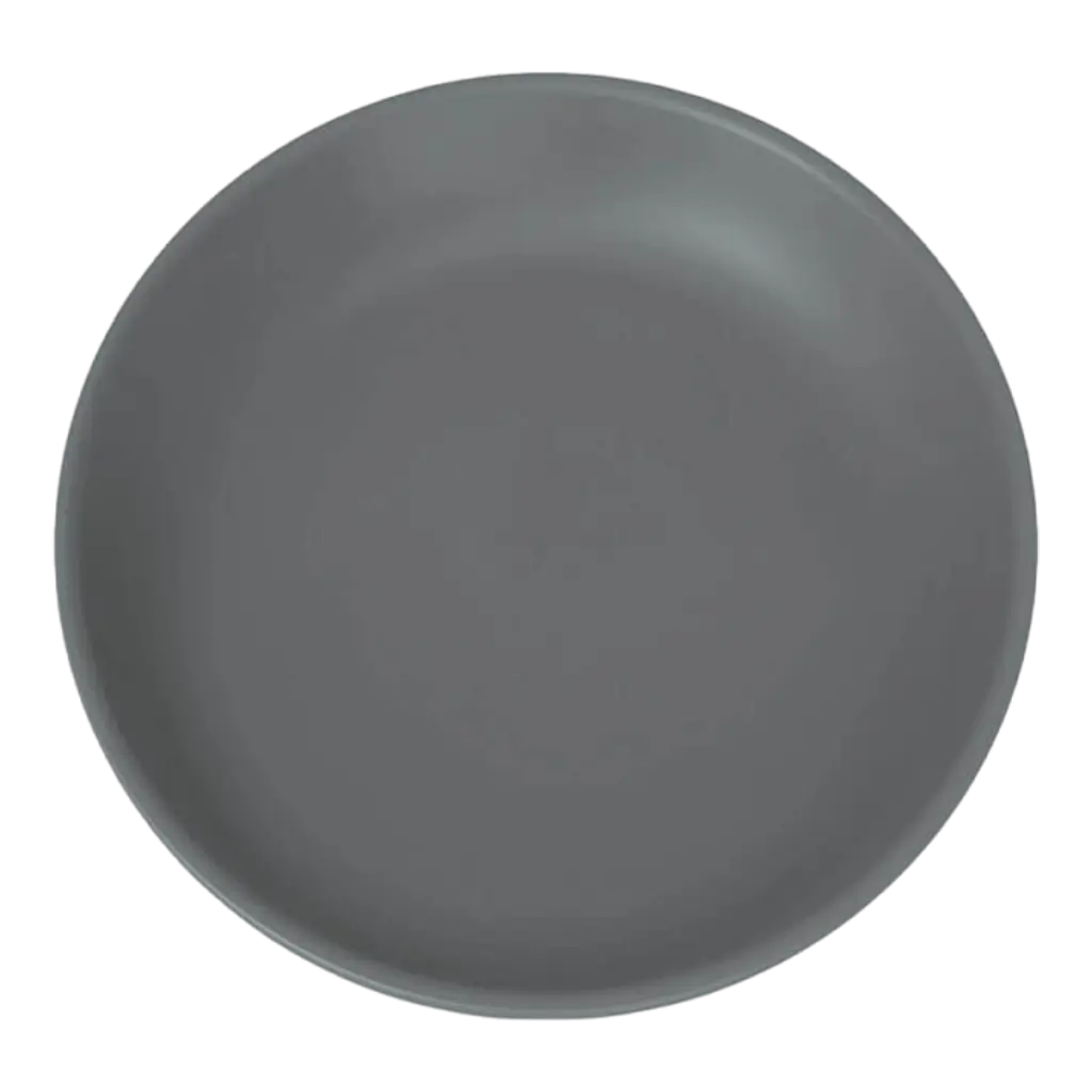 Piatto infrangibile grigio antracite ø 21cm