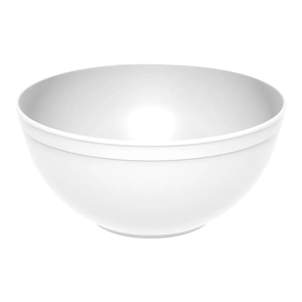 Insalatiera grande infrangibile in PP minerale bianco ø 23,5 cm