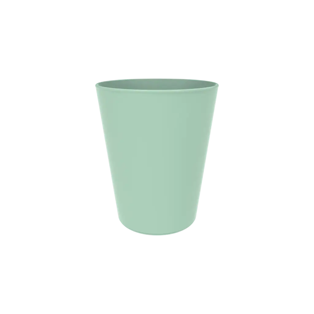 Bicchiere conico PP verde pastello 33cl