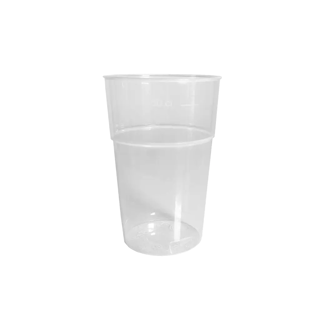 Bicchiere da birra trasparente "Ice and Beer" 500ml