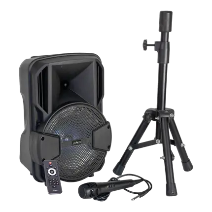 PARTY-MOBILE8 altoparlante Light & Sound con supporto e microfono