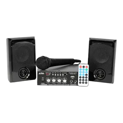 Kit karaoke PARTY-KA100 con usb/sd e bluetooth