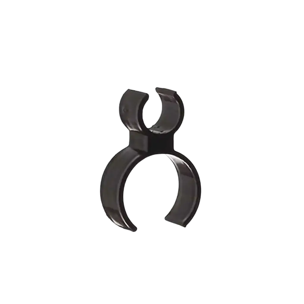 Clip per bottiglia nera semplice per fontana di torta