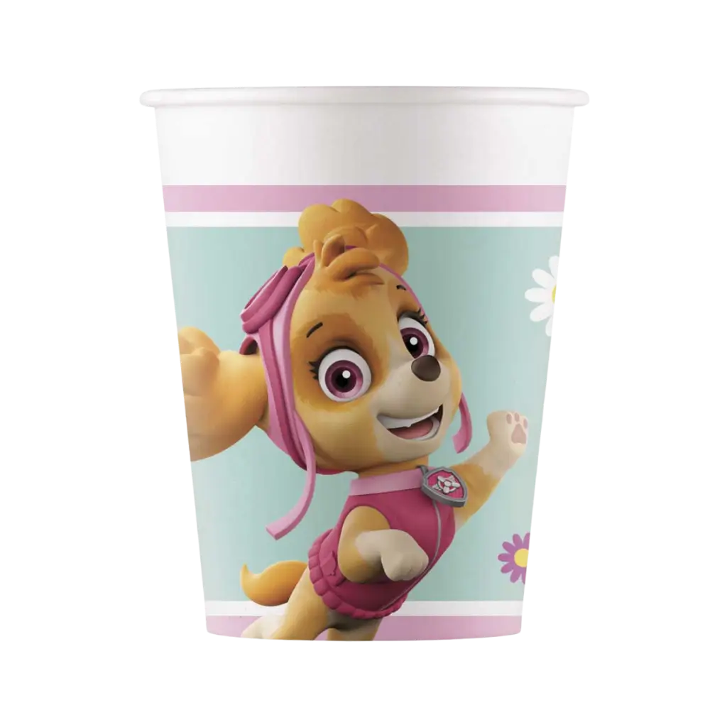 Bicchiere di carta Patrol Girly 25cl - Set di 8 pezzi