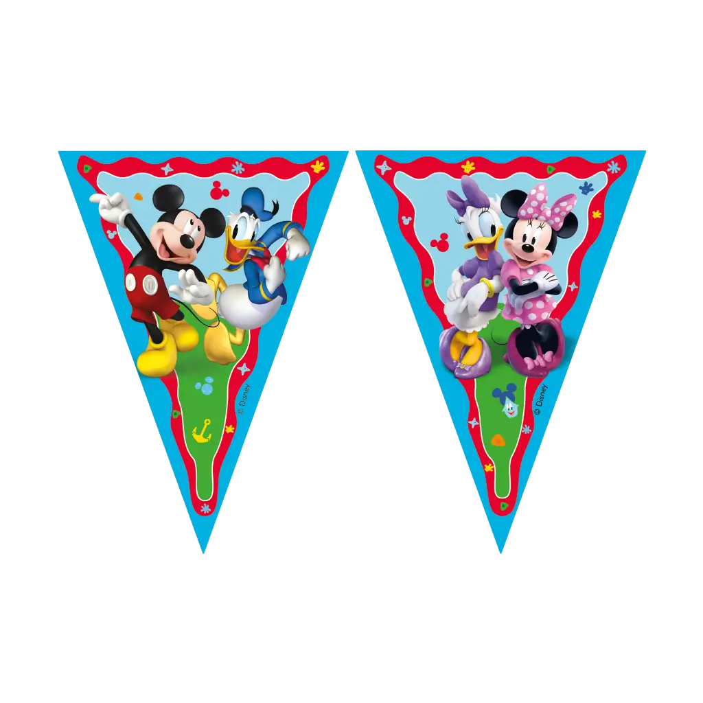 Ghirlanda di gagliardetti di Topolino