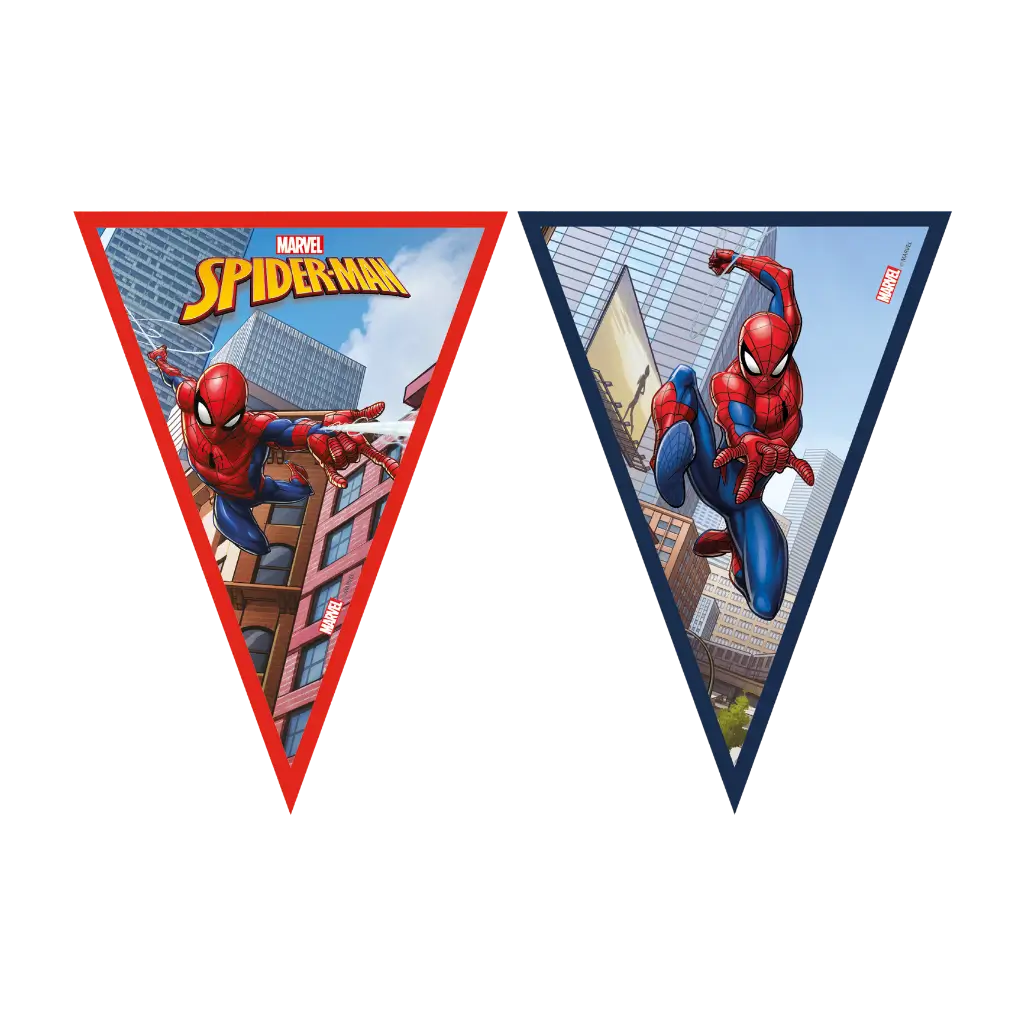 Ghirlanda di gagliardetti di Spiderman