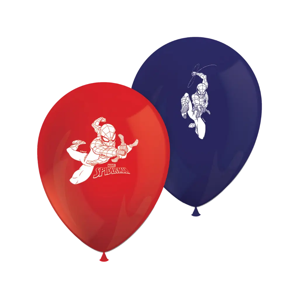 Pallone Spiderman - Set di 8 palloncini