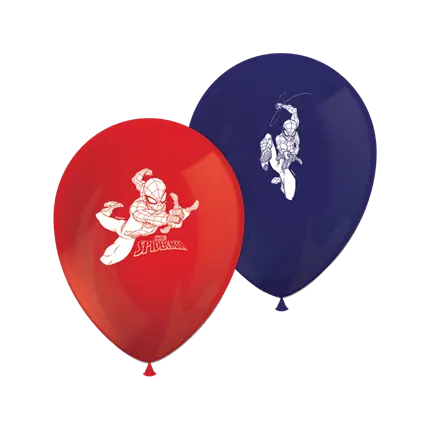 Pallone Spiderman - Set di 8 palloncini
