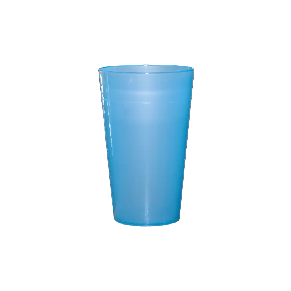 Bicchiere Ecocup Blu 25?cl utile (33?cl fino al bordo) Riutilizzabile – Tipo Media birra, Succo, Bibite