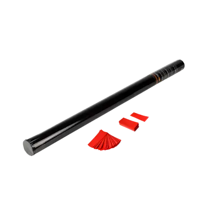 Pistola manuale per coriandoli 80 cm - Rosso