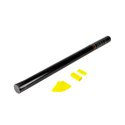 Pistola manuale per coriandoli 80 cm - Giallo