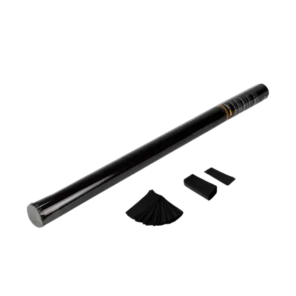 Pistola manuale per coriandoli 80 cm - Nero