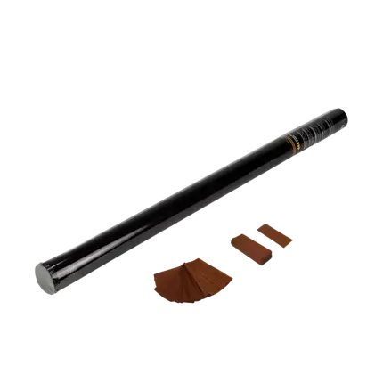 Pistola manuale per coriandoli 80 cm - Marrone