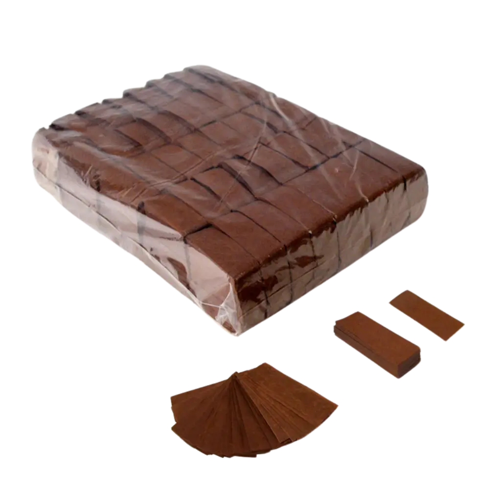 Sacchetto di coriandoli da 1 kg - Marrone