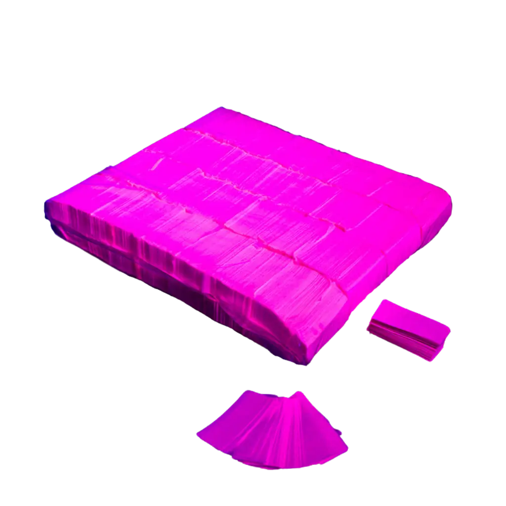 Sacchetto di coriandoli fluorescenti da 1 kg - Rosa