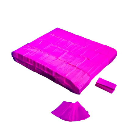 Sacchetto di coriandoli fluorescenti da 1 kg - Rosa