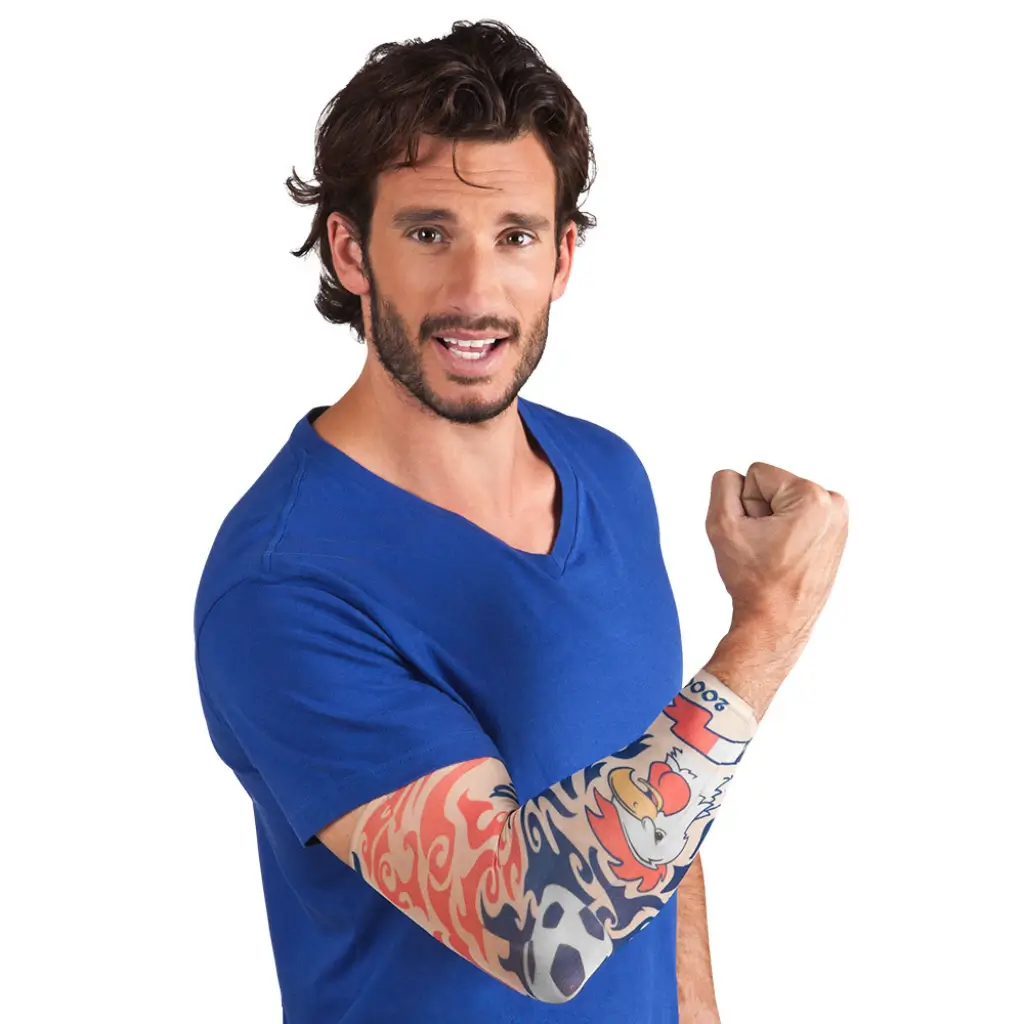 Manicotto per tatuaggio "Allez les Bleus