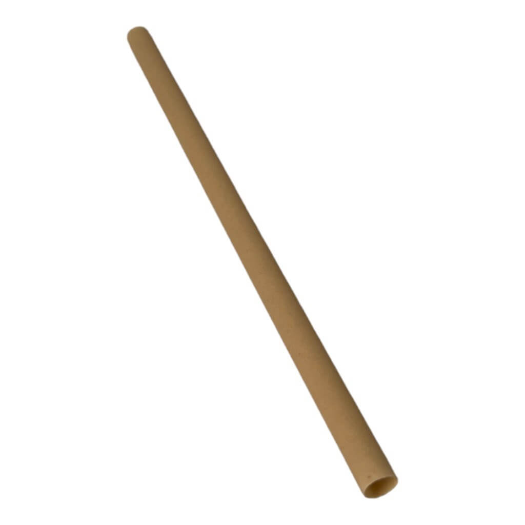 Cannuccia in fibra vegetale biodegradabile (set da 250) - 6x200 mm