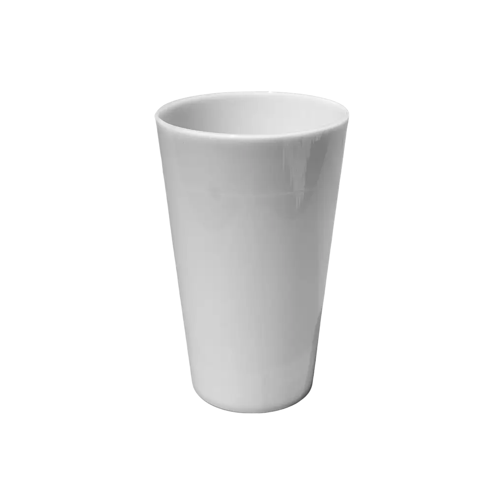 Bicchiere Ecocup Bianco 25?cl utile (33?cl fino al bordo) Riutilizzabile – Tipo Media birra, Succo, Bibite